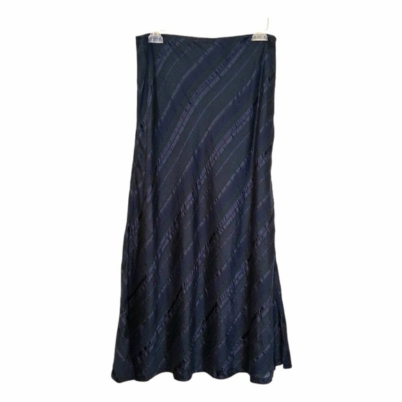 Lafayette 148 Silk and Linen Blend Midi Skirt Women's Sz 12